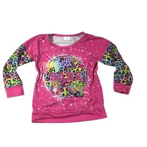Lisa Frank Babe Cheetah Print Shirt Y2K Style 3T